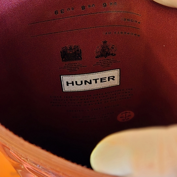 Hunter Red Tall Rain Boots - Picture 5 of 6